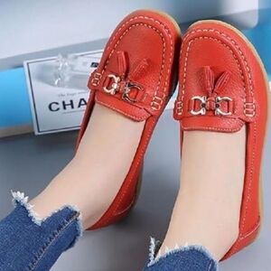 Red Loafers for Women